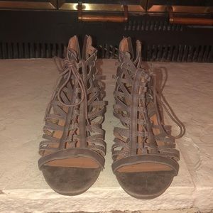 Lace up sandals